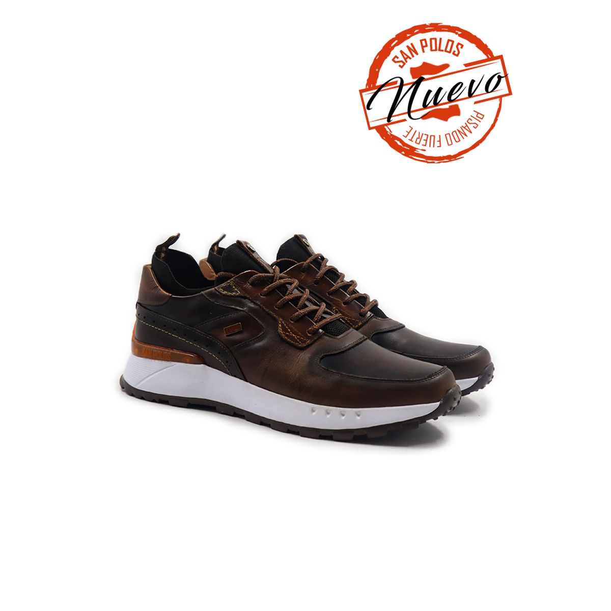 SAN POLOS - Zapatos San Polos Sneakers Hombre 3786 Pardo