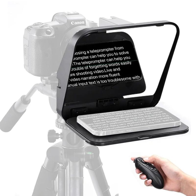ULANZI - Teleprompter universal para cámara o smartphone Ulanzi RT02