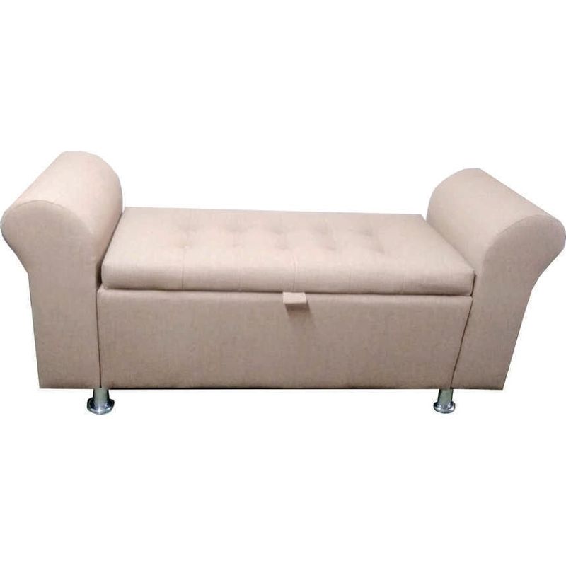 DISEÑOS RAMONA'S - Diván 120x40x65 Beige Sintético