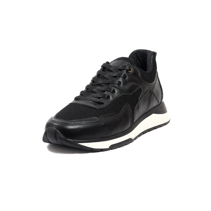 MOOPY - TENIS CUERO NEGRO MOOPY BOSS 01