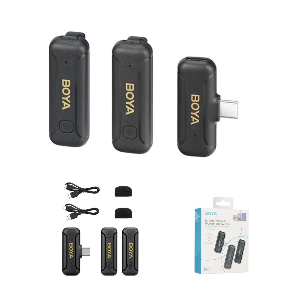 BOYA - Microfono Boya BY-WM3T2-U2 Tipo C