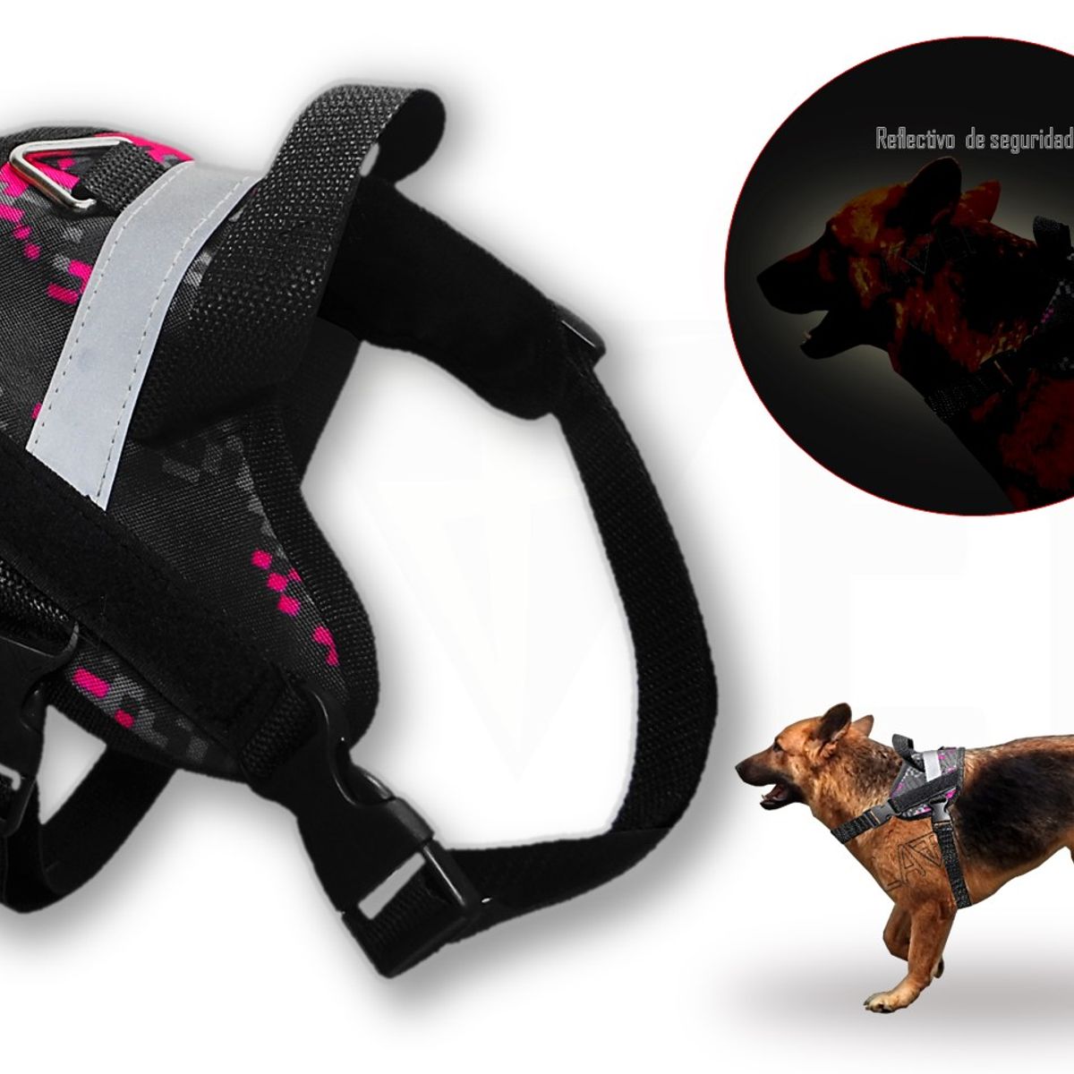 LAVEF - Chaleco Arnes Para Mascota Con Reflectivo