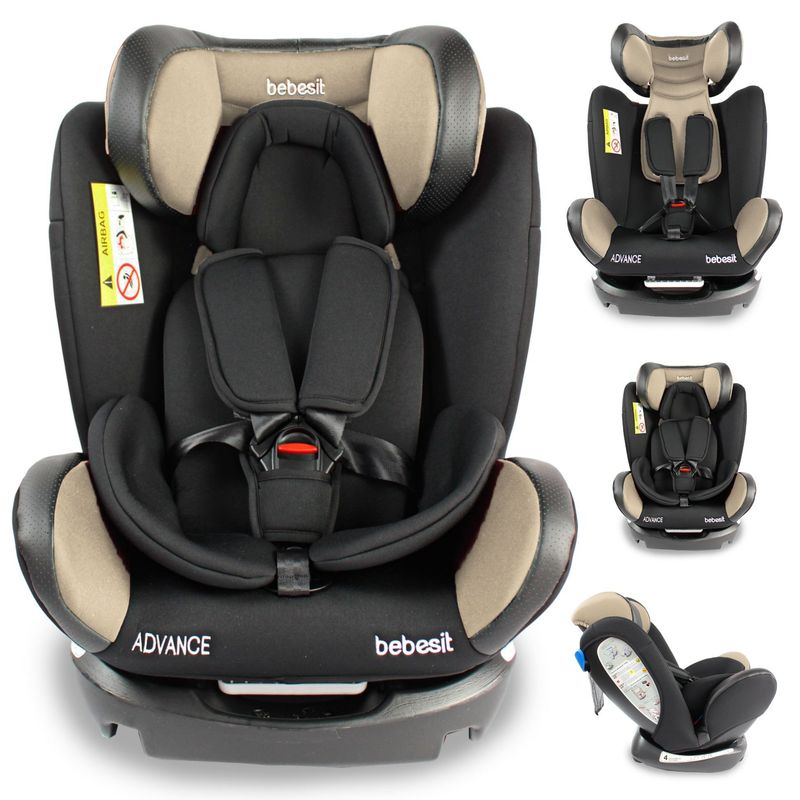 BEBESIT - Sillas para carro bebe  Bebe Advance Beige Grupo 0-1-2-3