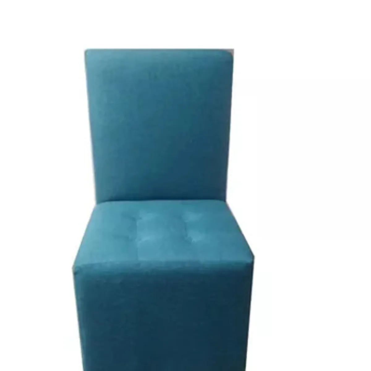 DISEÑOS RAMONA'S - Puff Con Espaldar 40x40 Azul