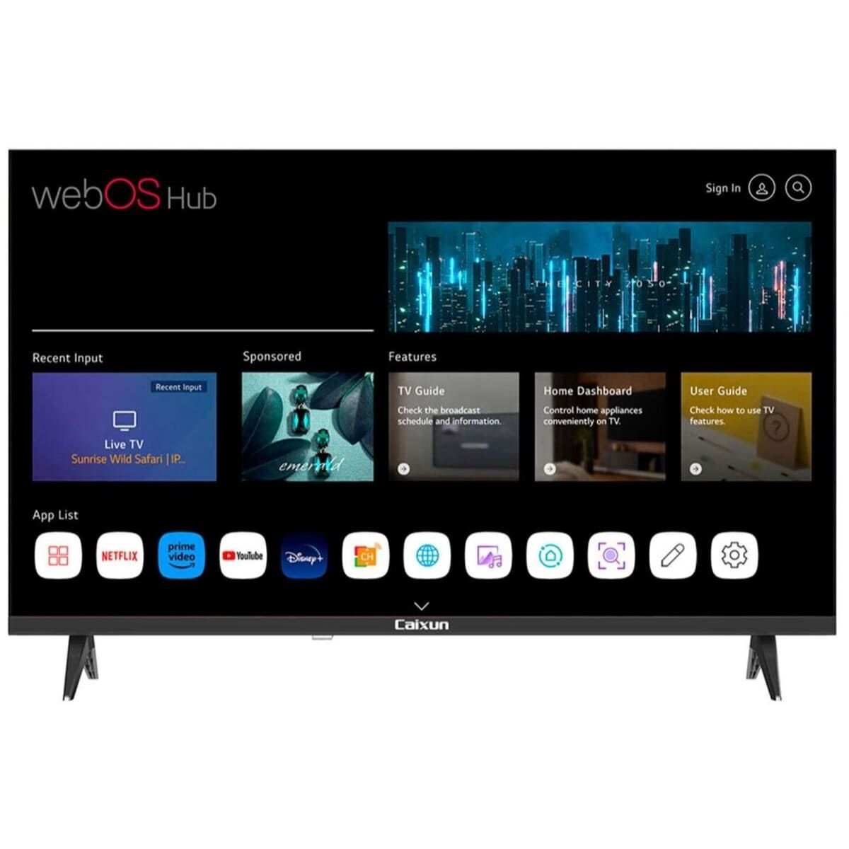 CAIXUN - Televisor CAIXUN 32 HD Smart LED WebOS  C32VAHW