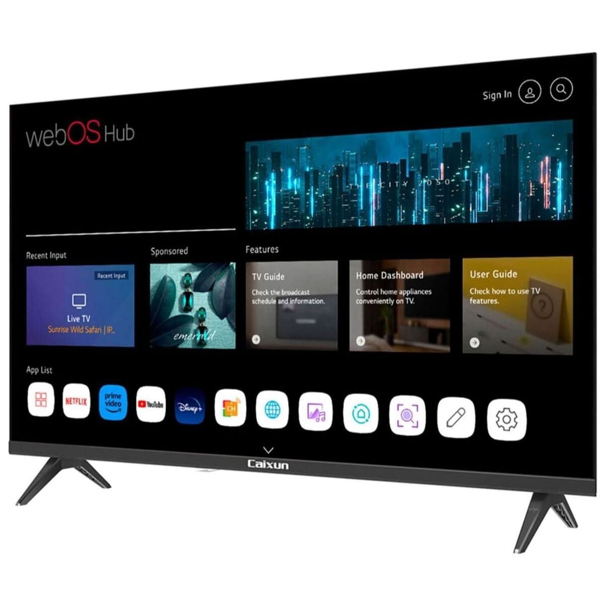 CAIXUN - Televisor CAIXUN 32 HD Smart LED WebOS  C32VAHW