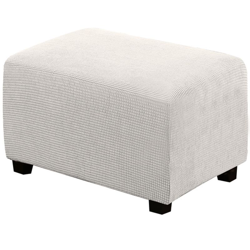 DISEÑOS RAMONA'S - Puff Decorativo 80x40 Blanco