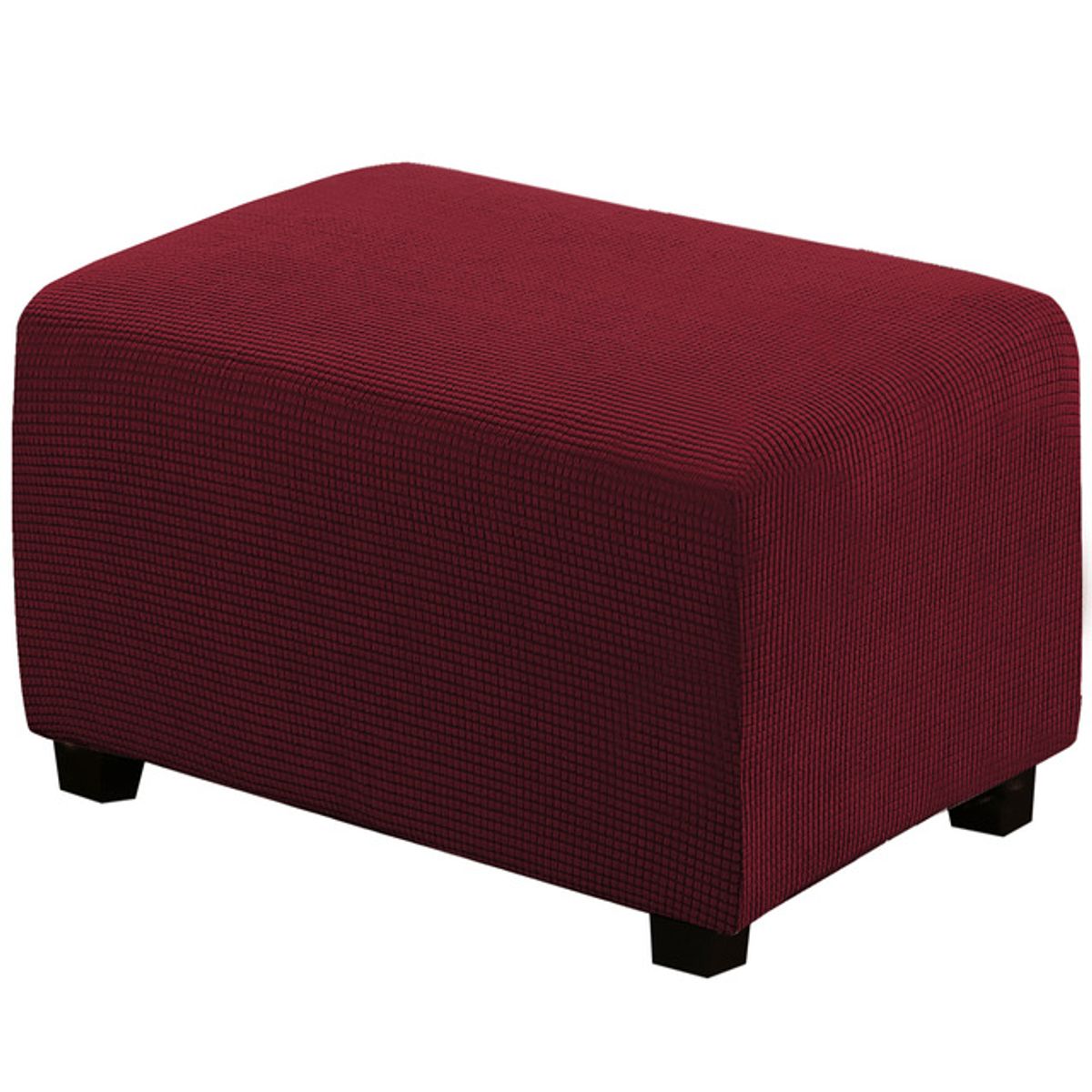 DISEÑOS RAMONA'S - Puff Decorativo 80x40 Vinotinto