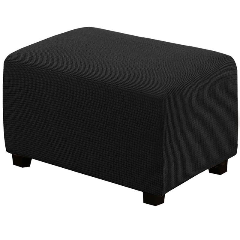 DISEÑOS RAMONA'S - Puff Decorativo 80x40 Negro