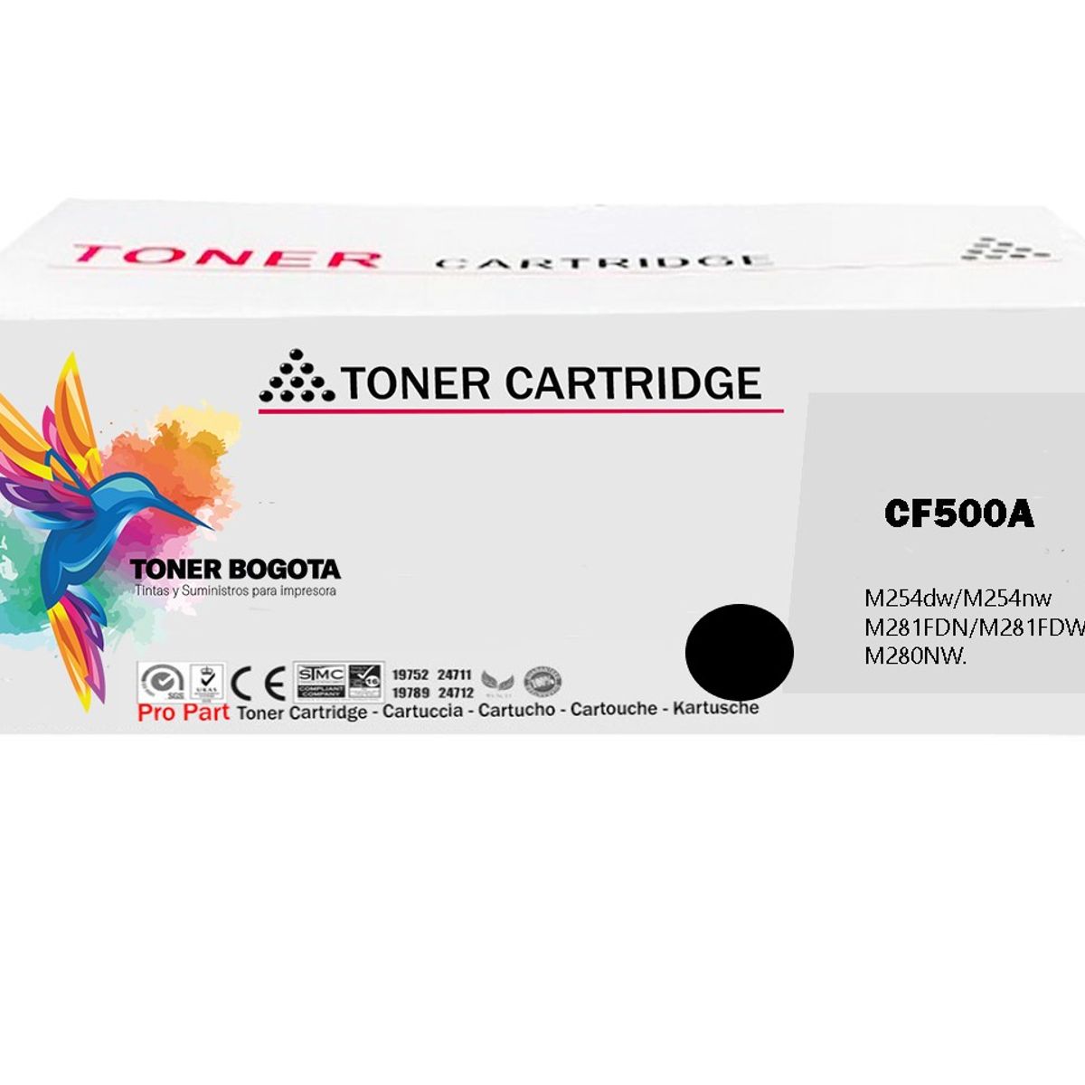 GENERICO - Tóner 202A CF500A NEGRO genérico para LaserJet Pro M254 M281FCDW
