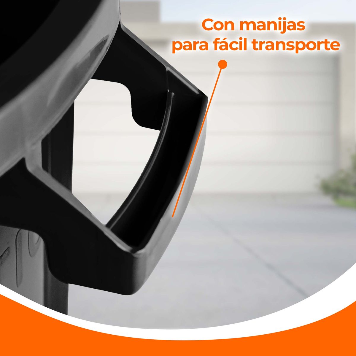 ENERGY PLUS - Caneca Tanque Grande Multiuso Plástica 70L con Tapa y Manija