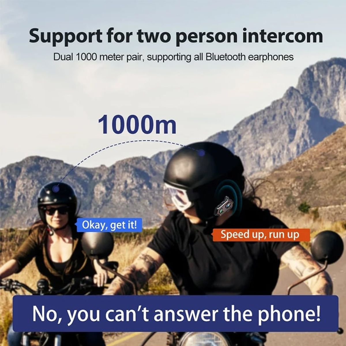 GENERICO - Intercomunicador Y20 Bluetooth