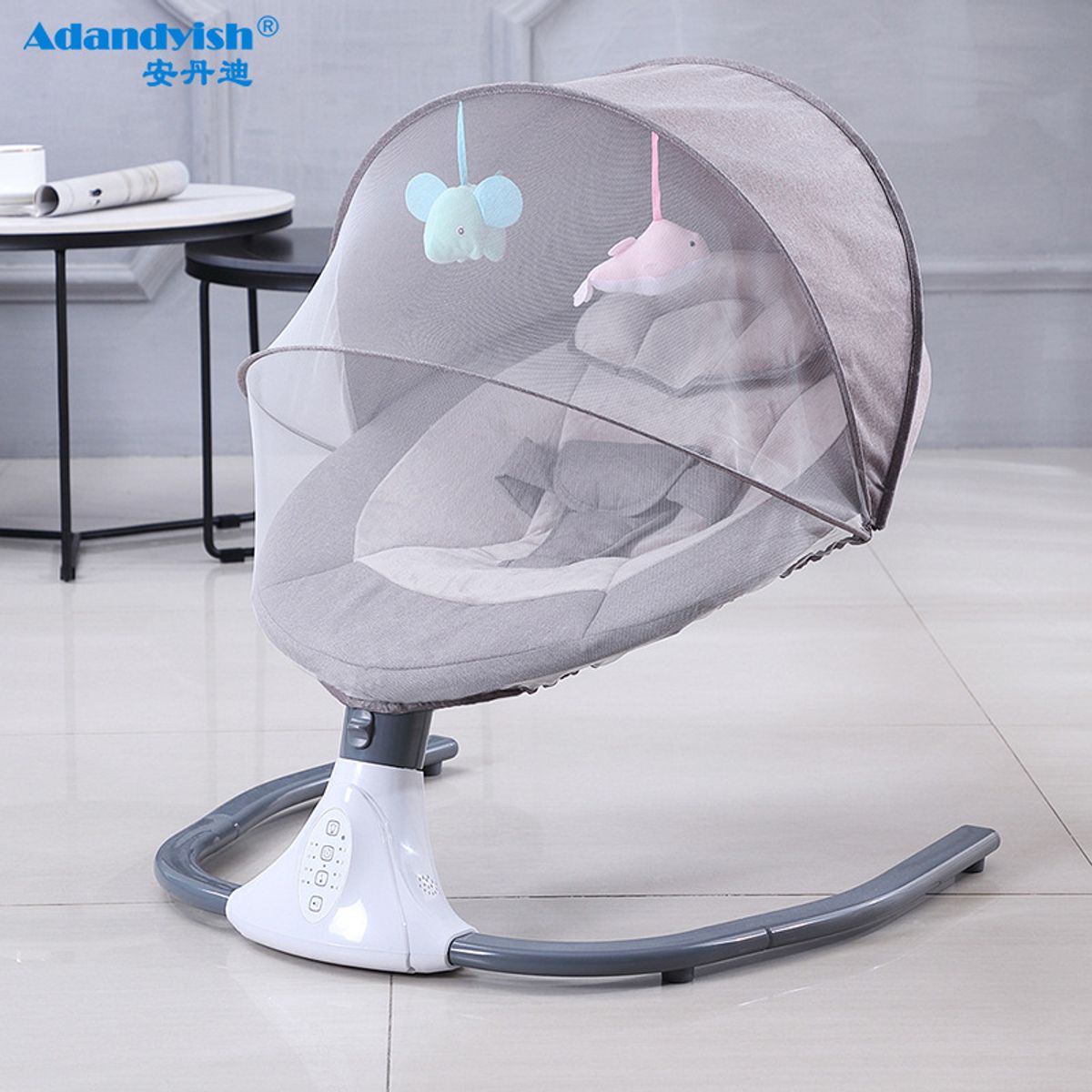 MUNDO BEBE - Mecedora Eléctrica Para Bebe Descanso Tranquilo