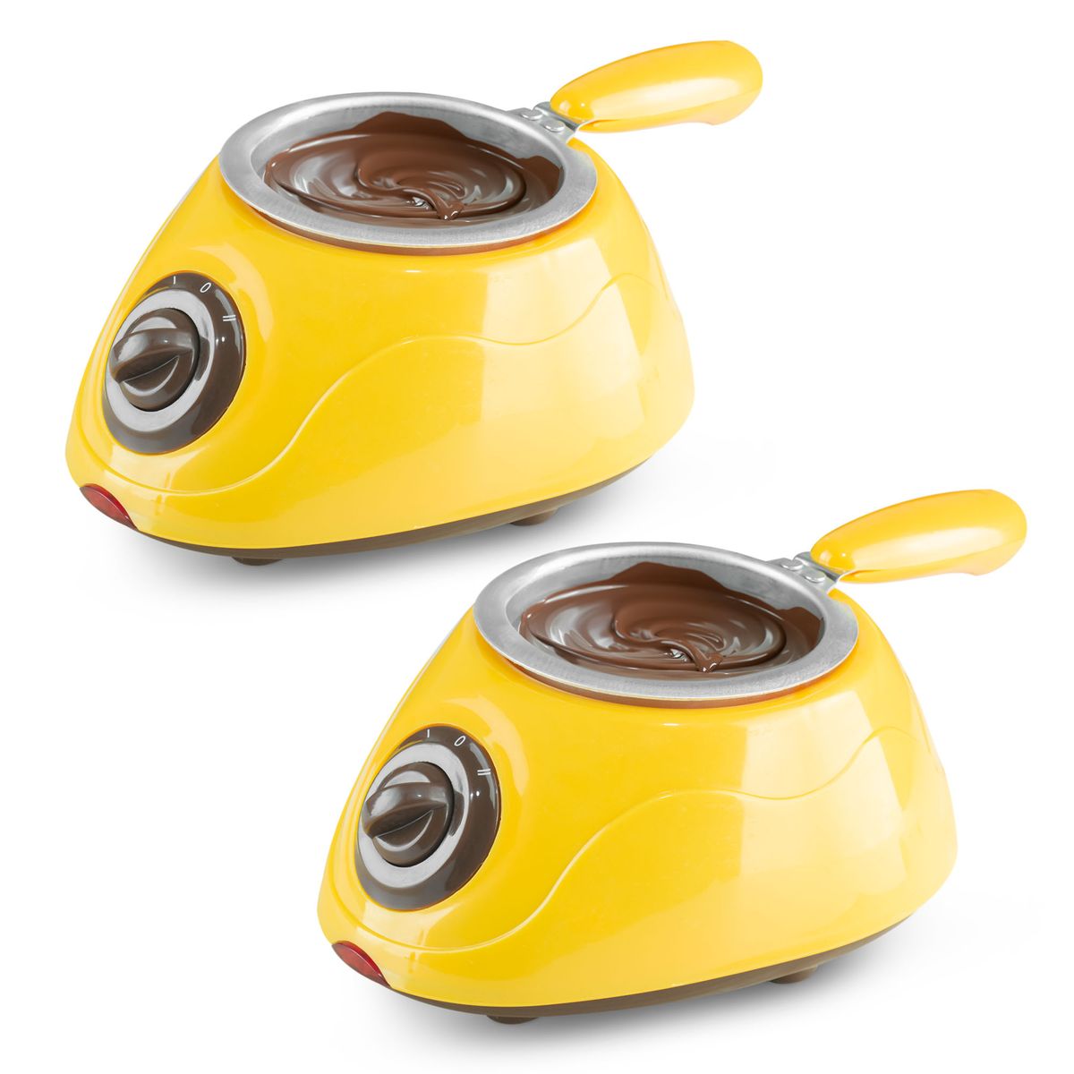CHEF MASTER - 2 Ollas Eléctrica para derretir Chocolate - Fundidora Fondue