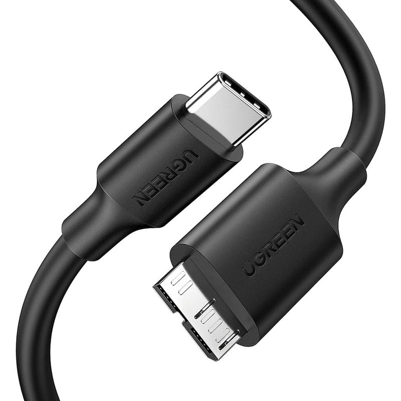 UGREEN - Cable USB-C a Micro B Disco Duro Externo SSD 5 Gbps 0.5m