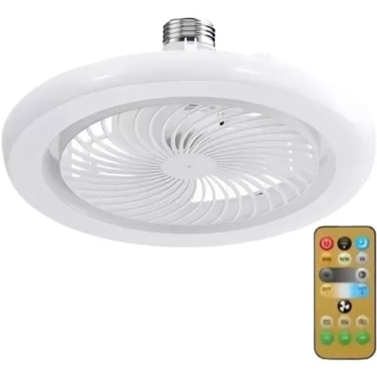GENERICO - Bombillo Ventilador Led Control Aromaterapia