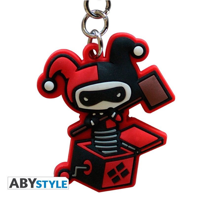 ABYSS PRODUCTS - LLAVERO DE DC COMICS - KEYCHAIN PVC HARLEY QUINN