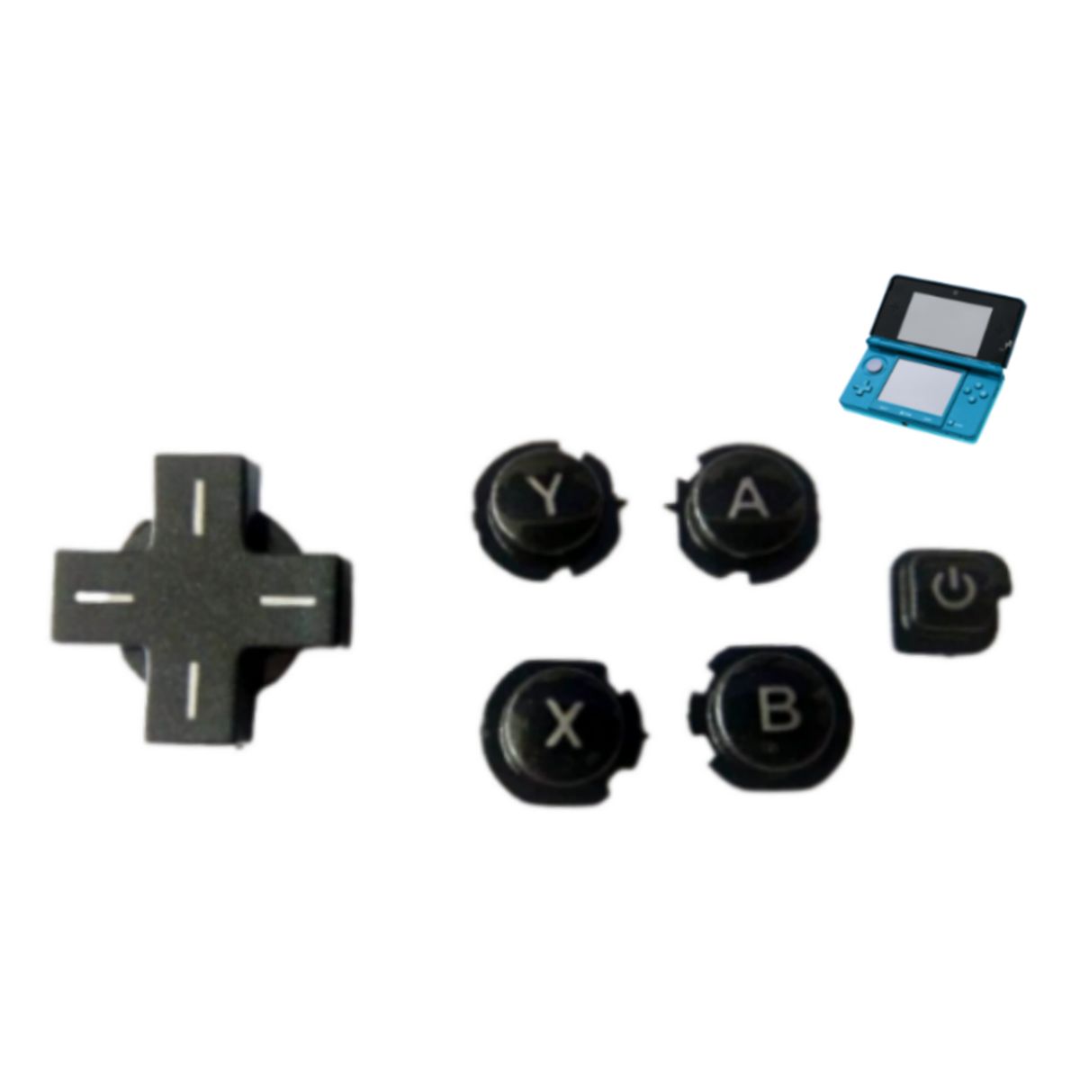 GENERICO - Set Botones Cruceta Botón A B X Y para Nintendo 3DS old.