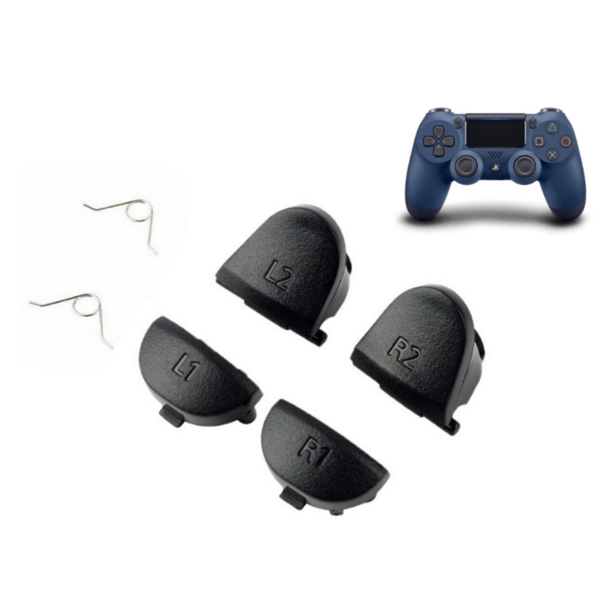 GENERICO - Gatillos L2 R2 L1 R1 JDM010 001 020 Para Dualshock Sony PS4.