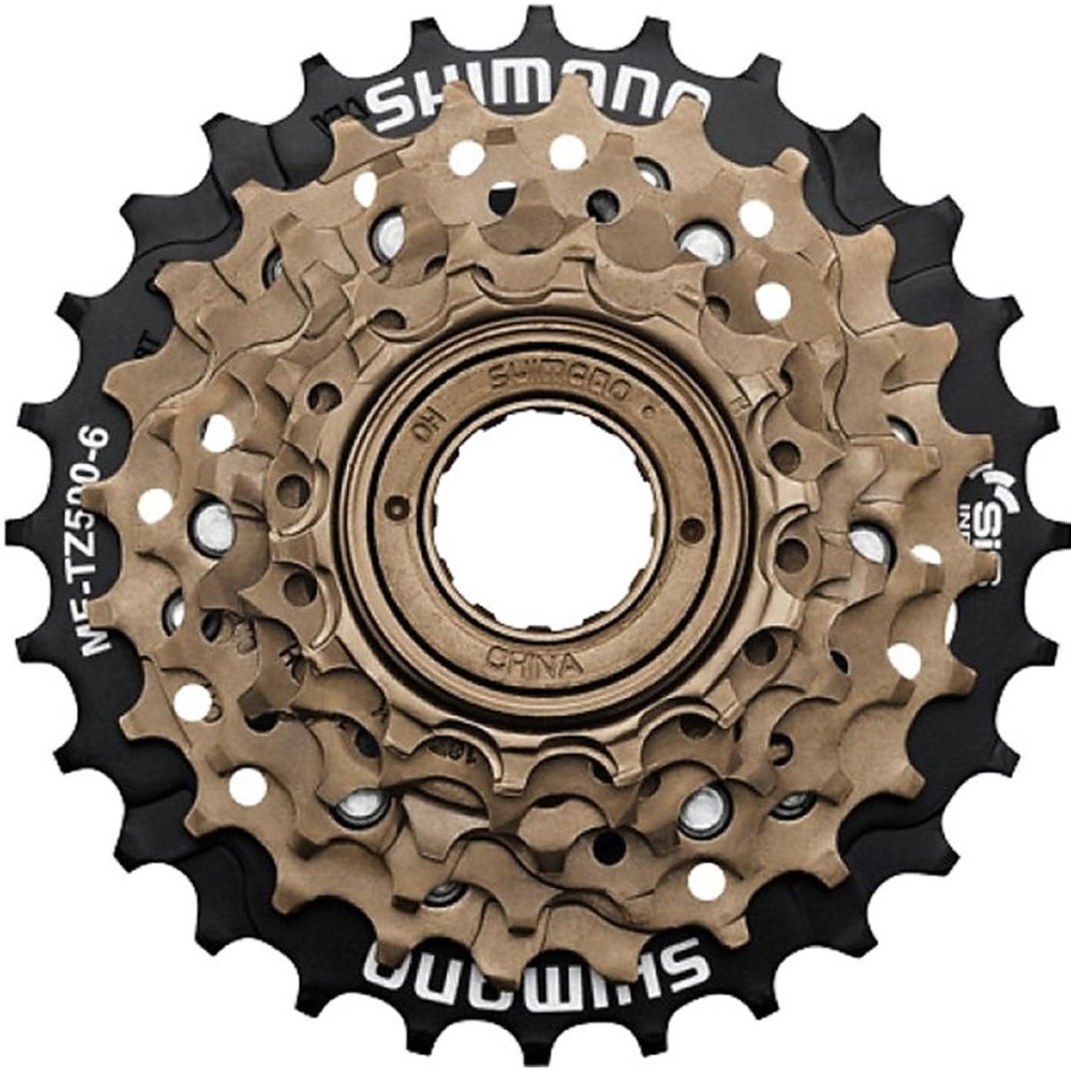 SHIMANO - Pacha Roscada Shimano Tz500 6 V 14-28 Piñon Rosca Bicicleta