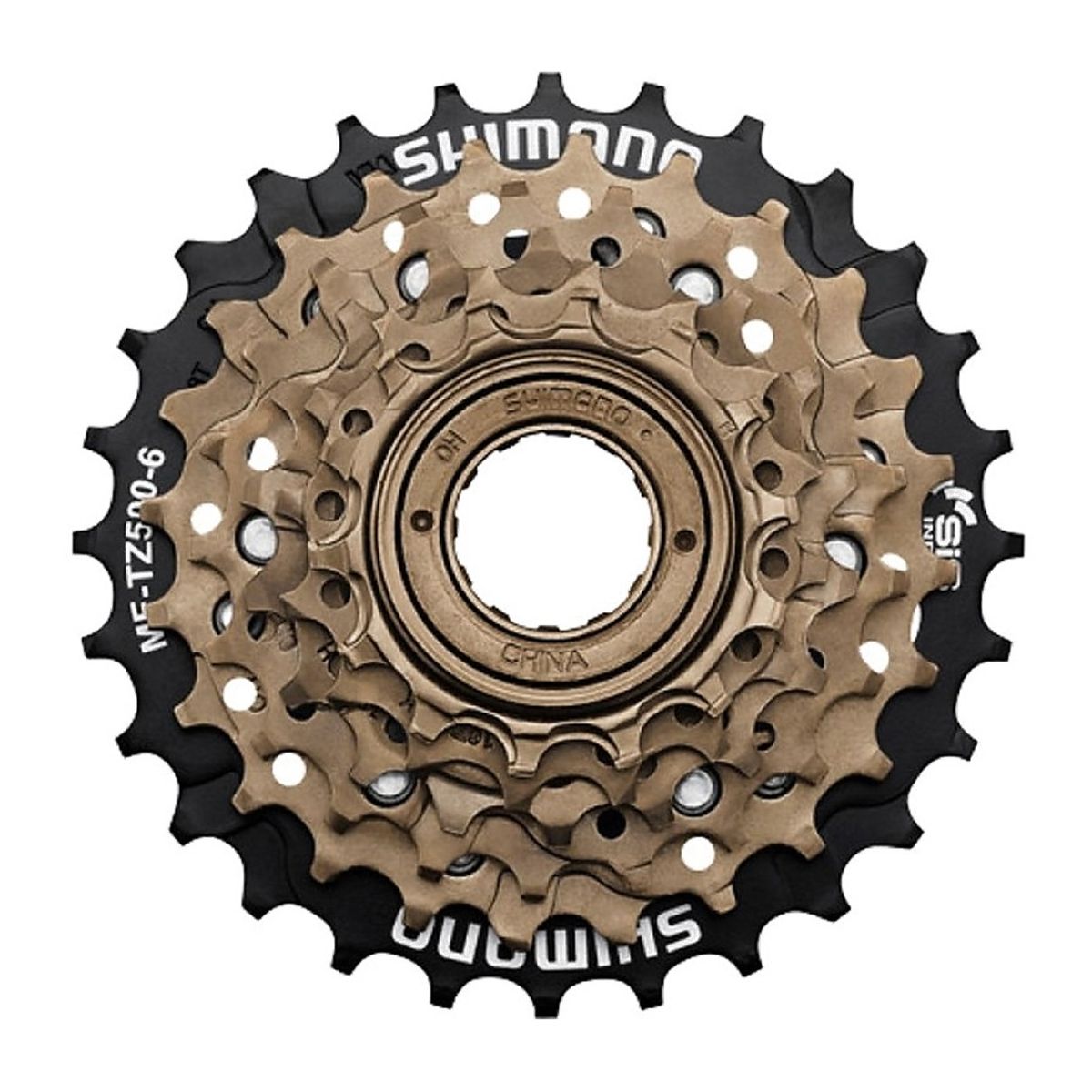 SHIMANO - Pacha Roscada Shimano Tz500 6 V 14-28 Piñon Rosca Bicicleta