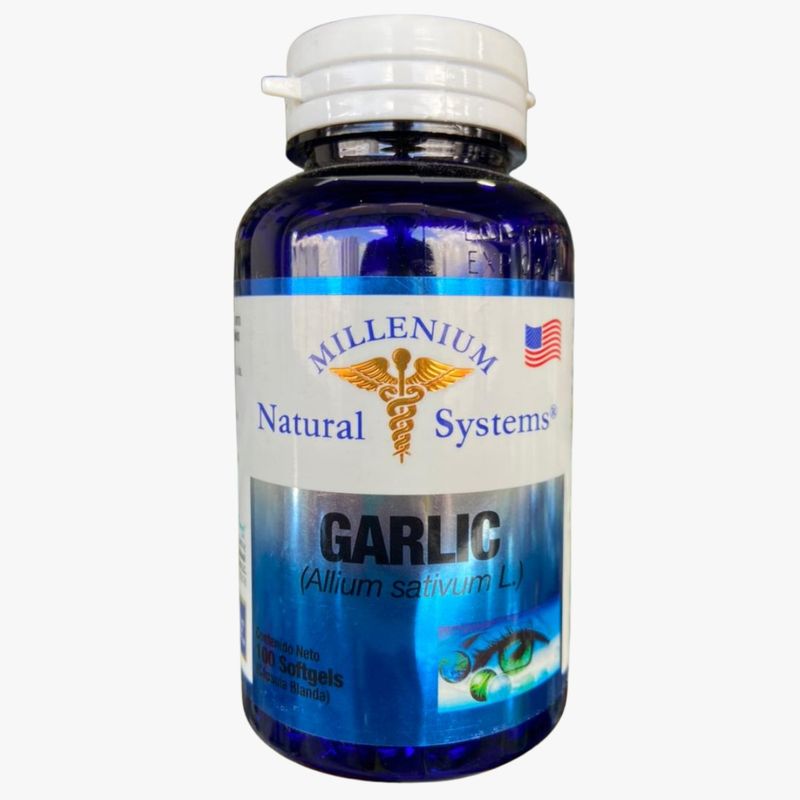 MILLENIUM NATURAL SYSTEM - Garlic 1500 mg x 100 Softgels Natural System