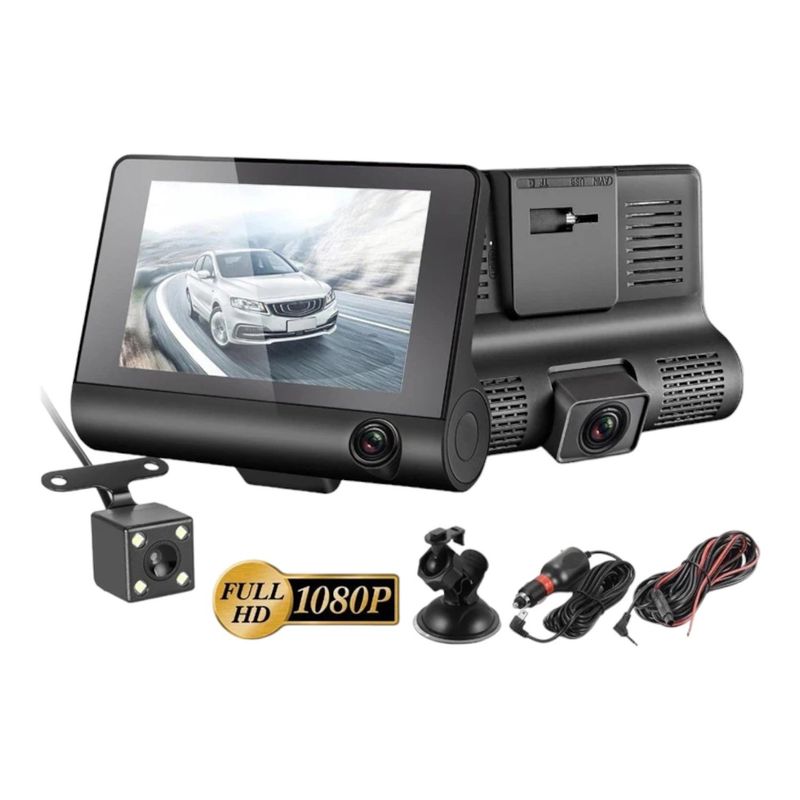 GENERICO - Camara Grabadora de Video para Auto con Pantalla LCD