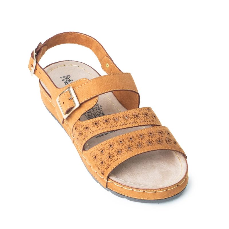 PRICE SHOES - Price shoes Sandalia Plana Mujer 162533MIEL