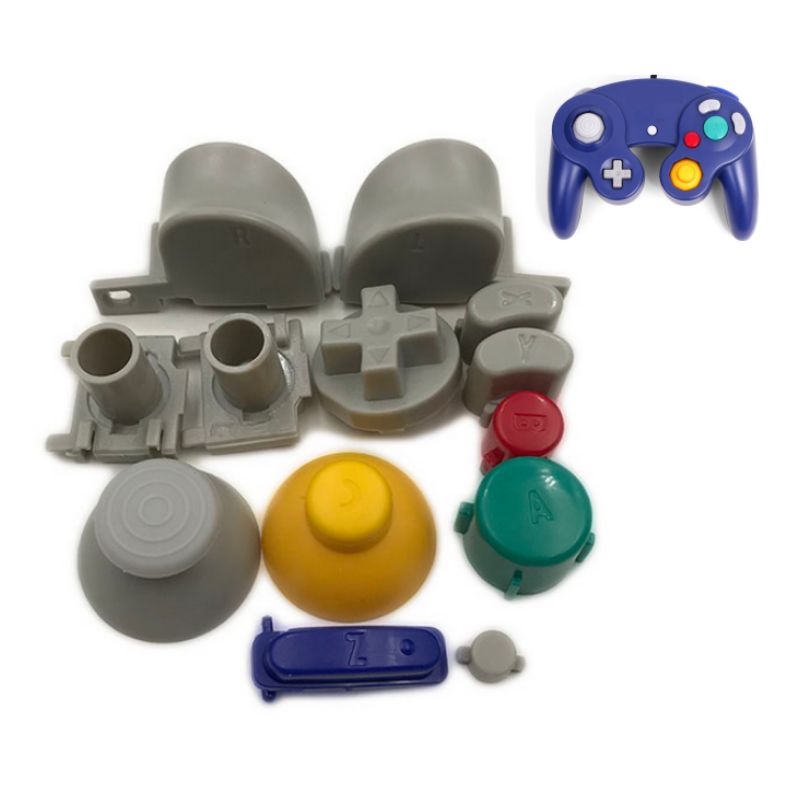 GENERICO - Set Botones Palancas Gatillos para Control Gamecube GC NGC.