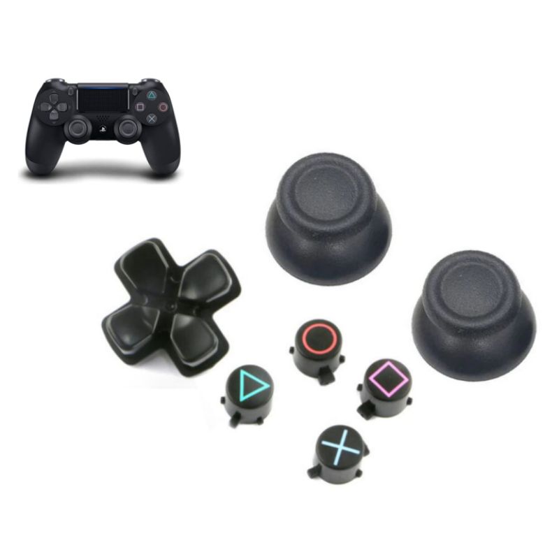 GENERICO - Set de Botones y Palancas Para Control Dualshock Sony PS4.