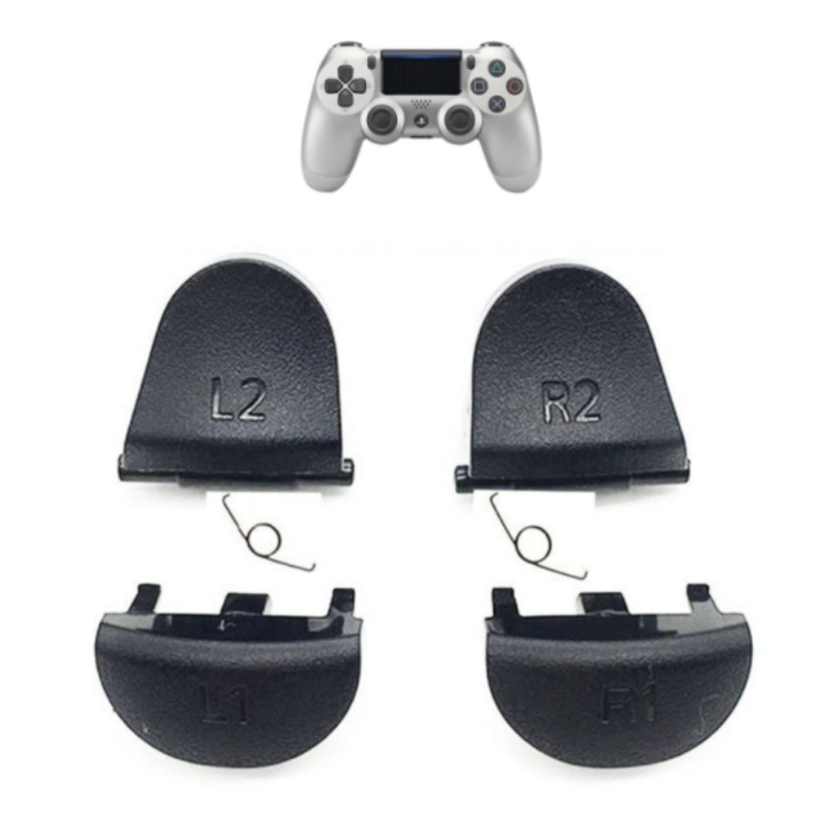GENERICO - Botones Gatillos L2 R2 L1 R1 JDM030 Para Dualshock Sony PS4.