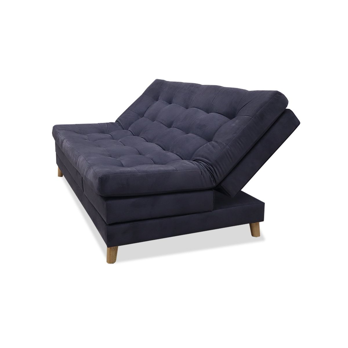 GENERICO - Sofacama Bieri 5 posiciones Reclinable Gris