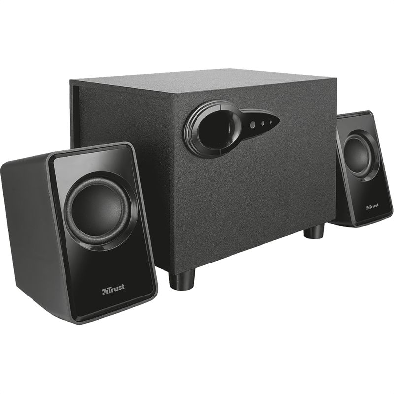 TRUST - Parlantes 2.1 Trust Avora, Usb Subwoofer Set Diseño Compacto