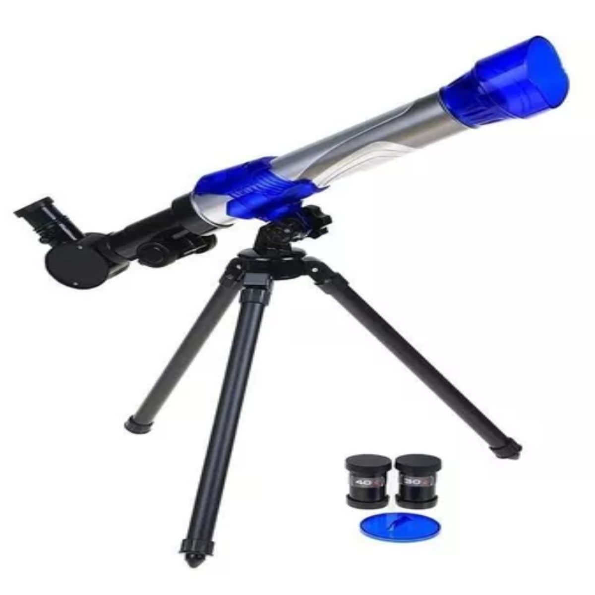 MARKET TOYS - Telescopio Infantil Educativo Aumento X 20, 30, 40