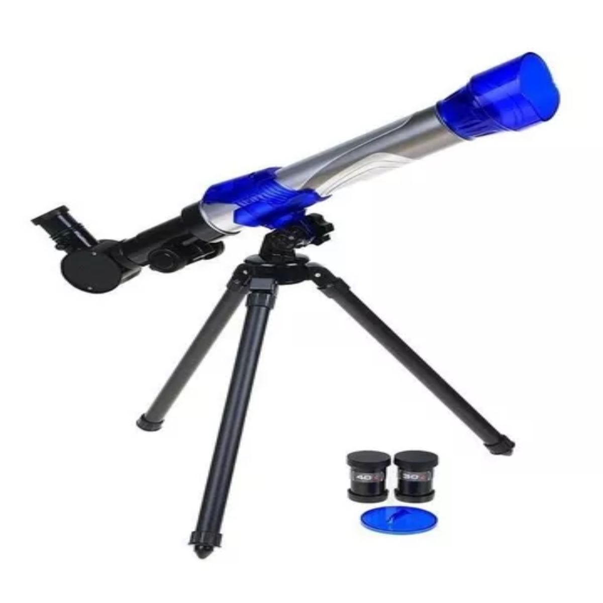 MARKET TOYS - Telescopio Infantil Educativo Aumento X 20, 30, 40
