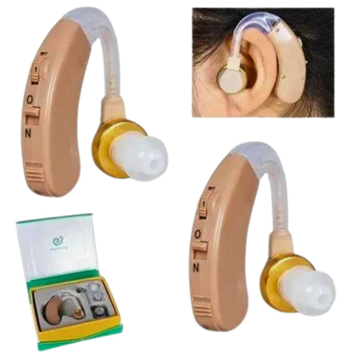 GENERICO - Amplificador De Sonido Para Oído Audífono Inalámbrico A Pila