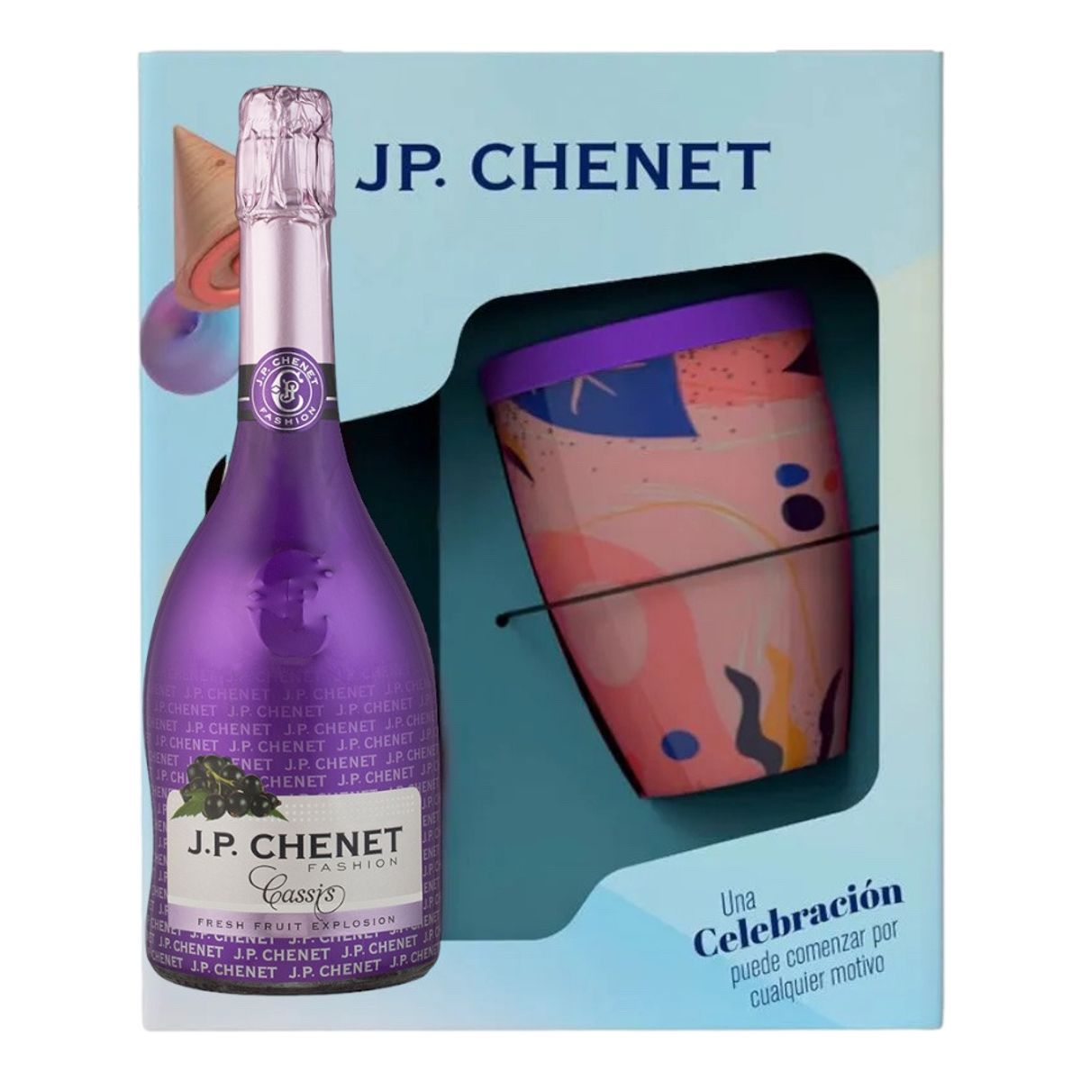 JP CHENET - Estuche Vino Espumoso Jp Chenet + Vaso Mug