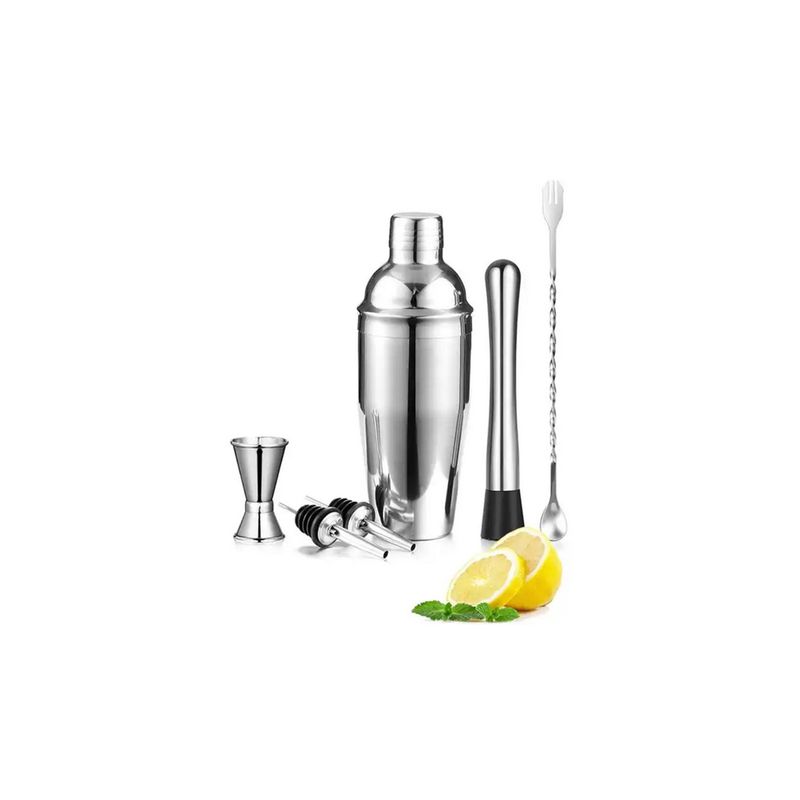 GENERICO - Set Coctelera Bartender 5 Piezas