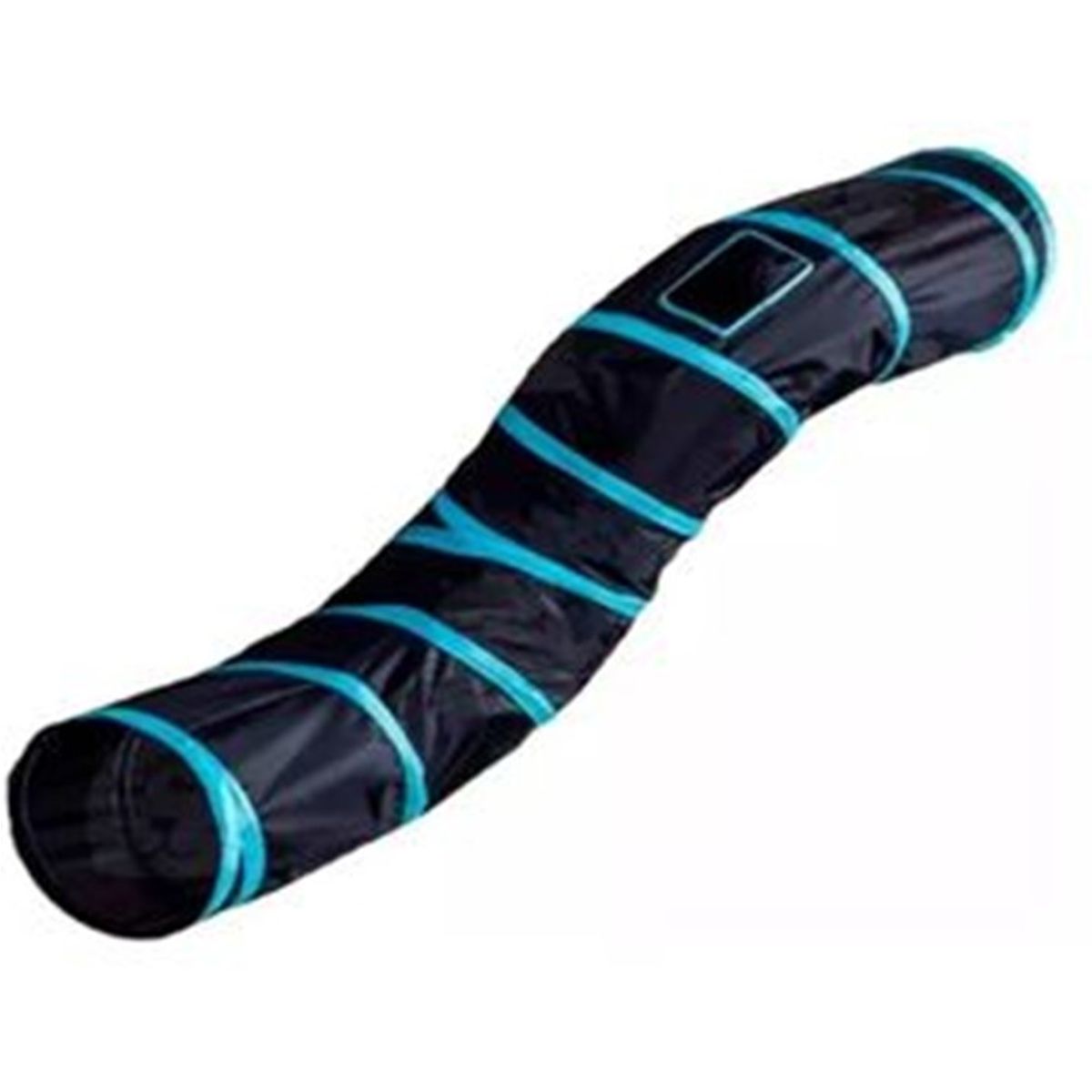 GENERICO - Túnel Interactivo Plegable para Mascotas Gato Azul Marino