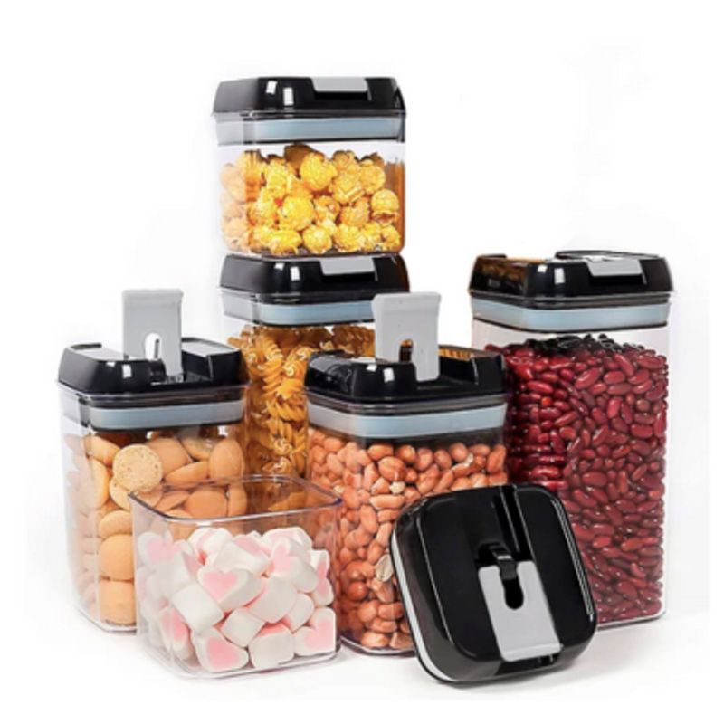 GENERICO - Juego De Recipientes Hermeticos De Alimentos 6 Piezas