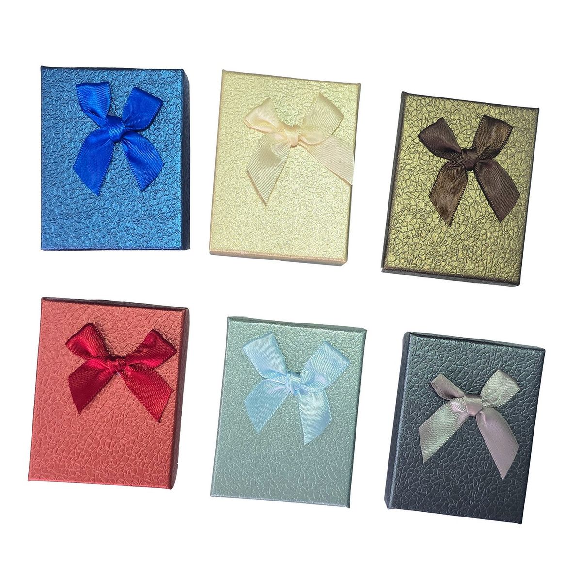 DAYOSHOP - Caja Estuche Collar Aretes Joyas Presentación Regalo X 12 Un