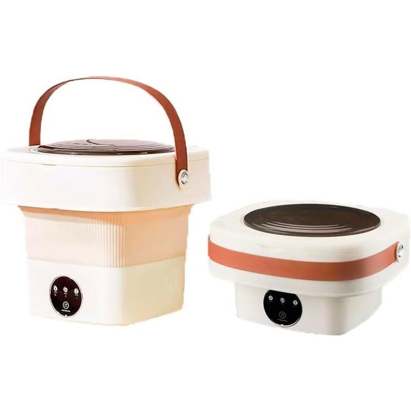 GENERICO - Lavadora Mini Portátil Plegable blanca