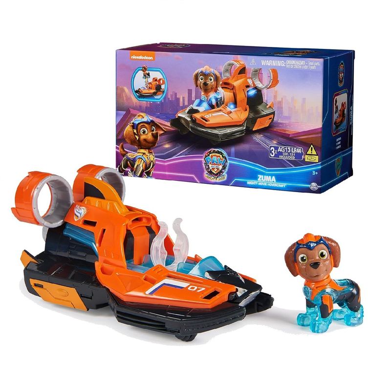 SPIN MASTER - Paw Patrol Carritos Mighty Pups Zuma Luces Y Sonidos