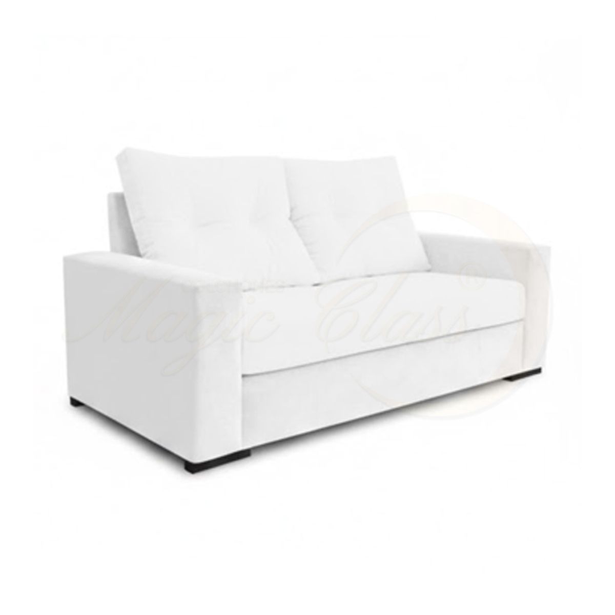 MAGIC CLASS - SOFÁ MODERNO DELHI MICROFIBRA BLANCO