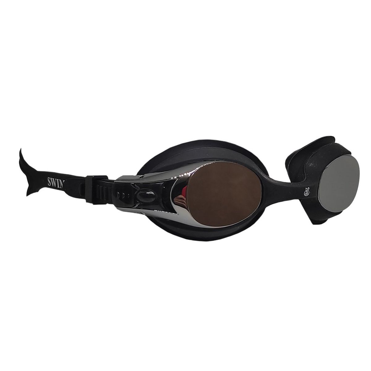 SWIMMER - GAFA NATACION LENTE ESPEJO COLOR NEGRO POLICARBONATO