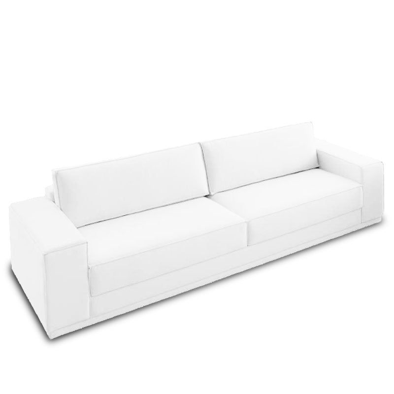 MAGIC CLASS - SOFÁ MODERNO HEFEI MICROFIBRA BLANCO