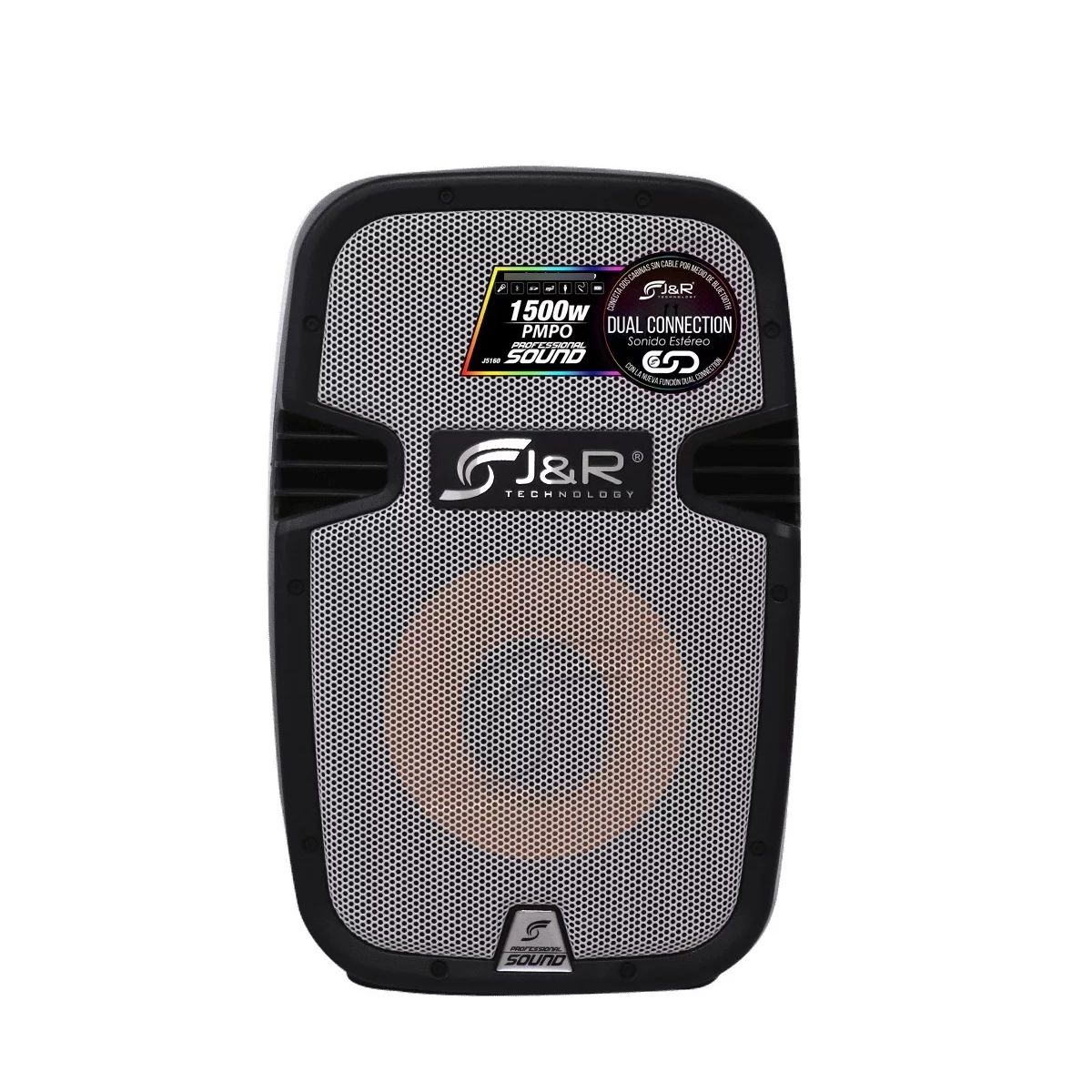 JYR TECHNOLOGY - Cabina De Audio 10 Pulgadas + Microfono Jyr J5160 - 1500w 12V