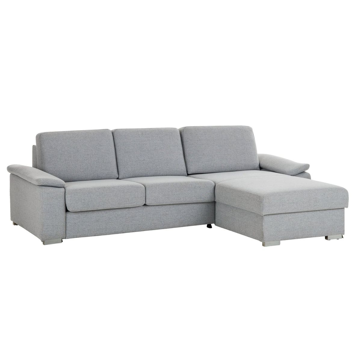 GENERICO - Sala en l Pequeña en color gris claro Muebles para sala de estar