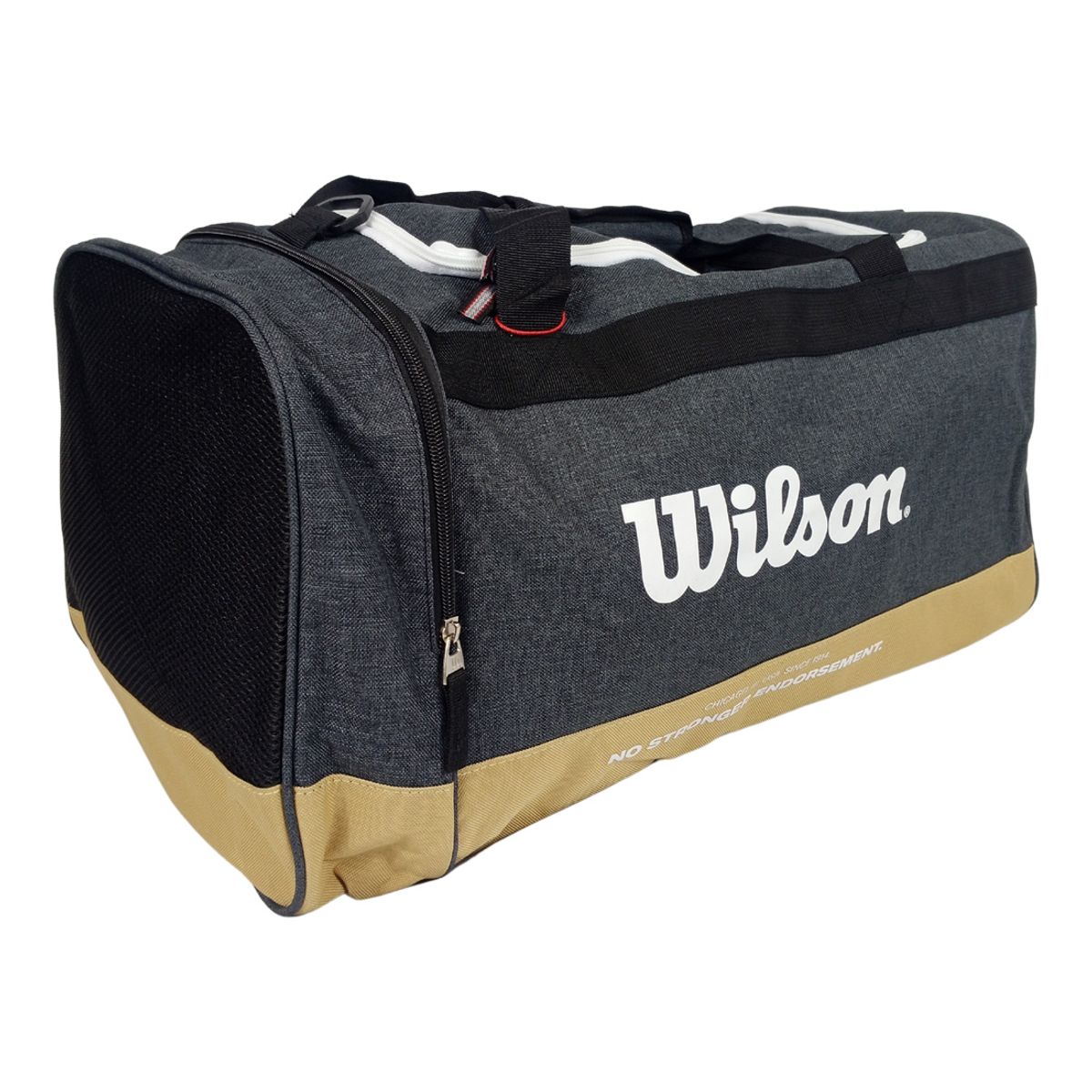 WILSON - Bolso Maleta de Viaje Deportiva Wilson Hamburgo 40L Negro