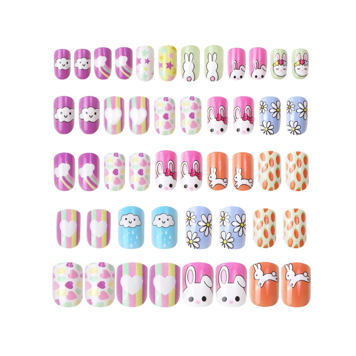 GENERICO - Uñas Postizas Para Niñas